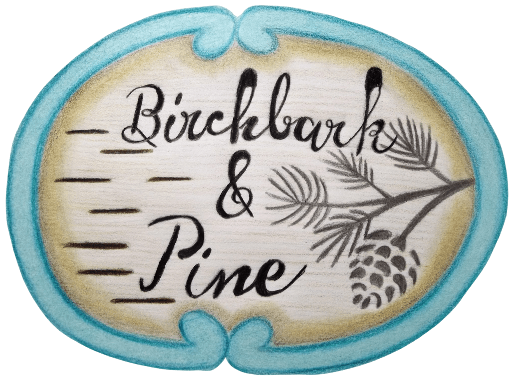 Birchbark and Pine logo.